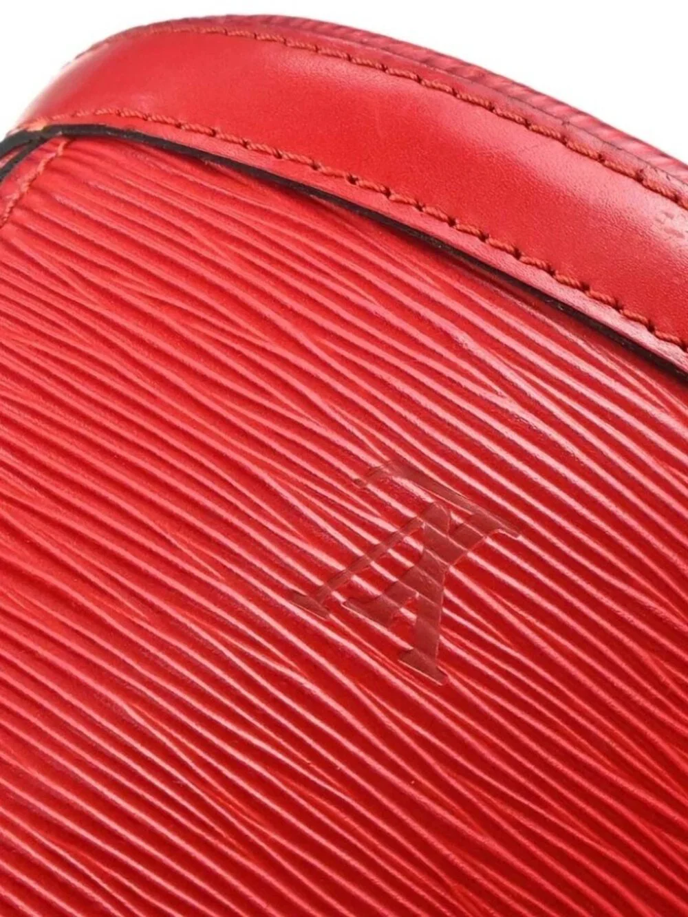 Louis Vuitton Red Epi Cluny Shoulder Bag